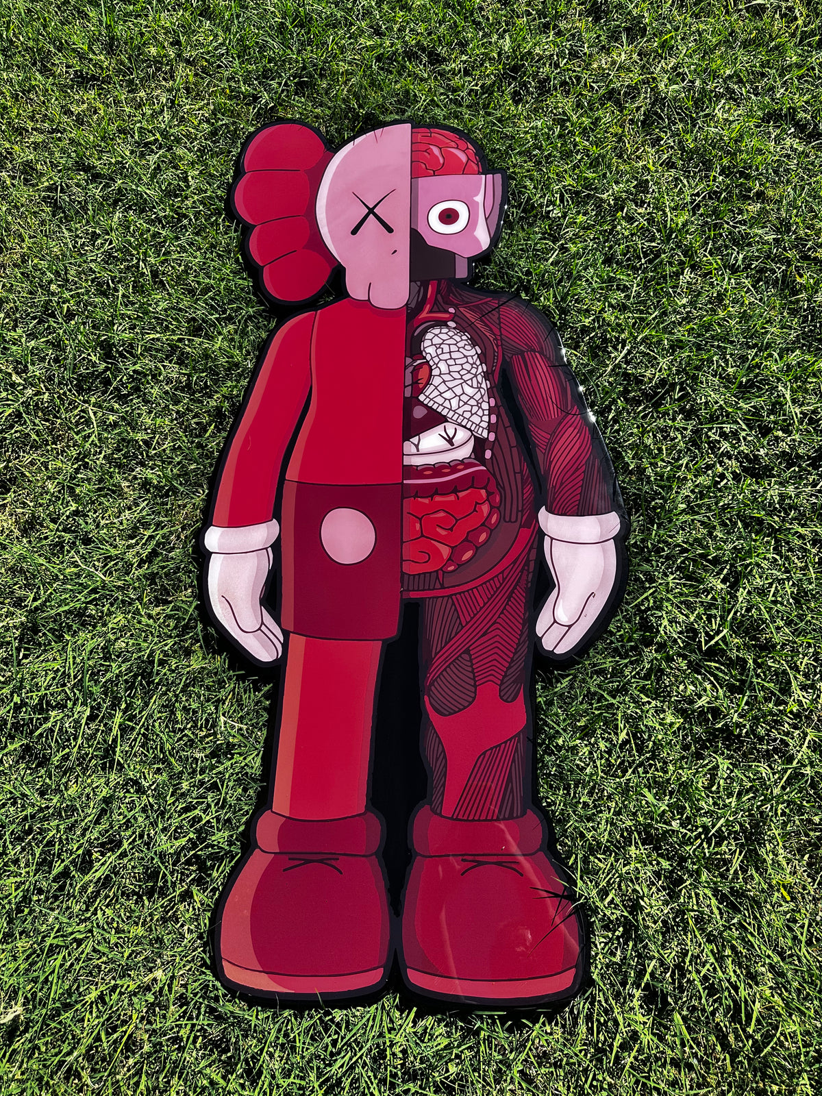 4 Foot Kaws "Half Dead" Sign