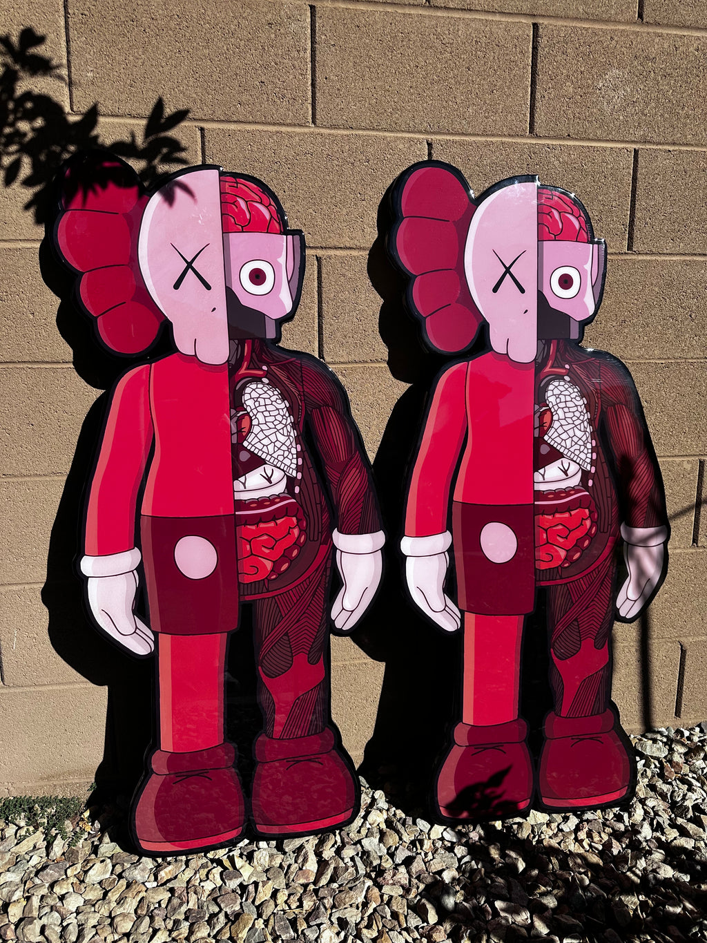 4 Foot Kaws "Half Dead" Sign