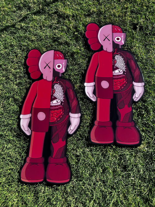 4 Foot Kaws "Half Dead" Sign
